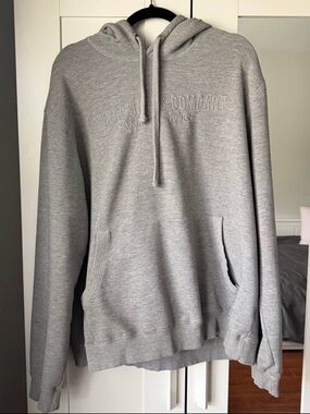 Silver hoodie